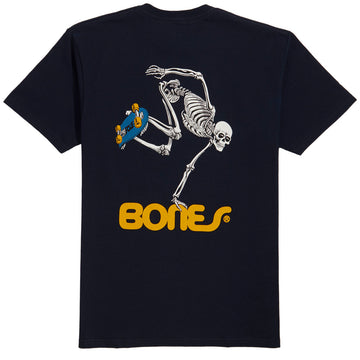 Powell-Peralta Skateboard Skeleton T-Shirt - Navy