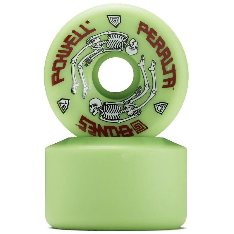 Powell-Peralta G Bones 97A Skateboard Wheels - Green - 64mm