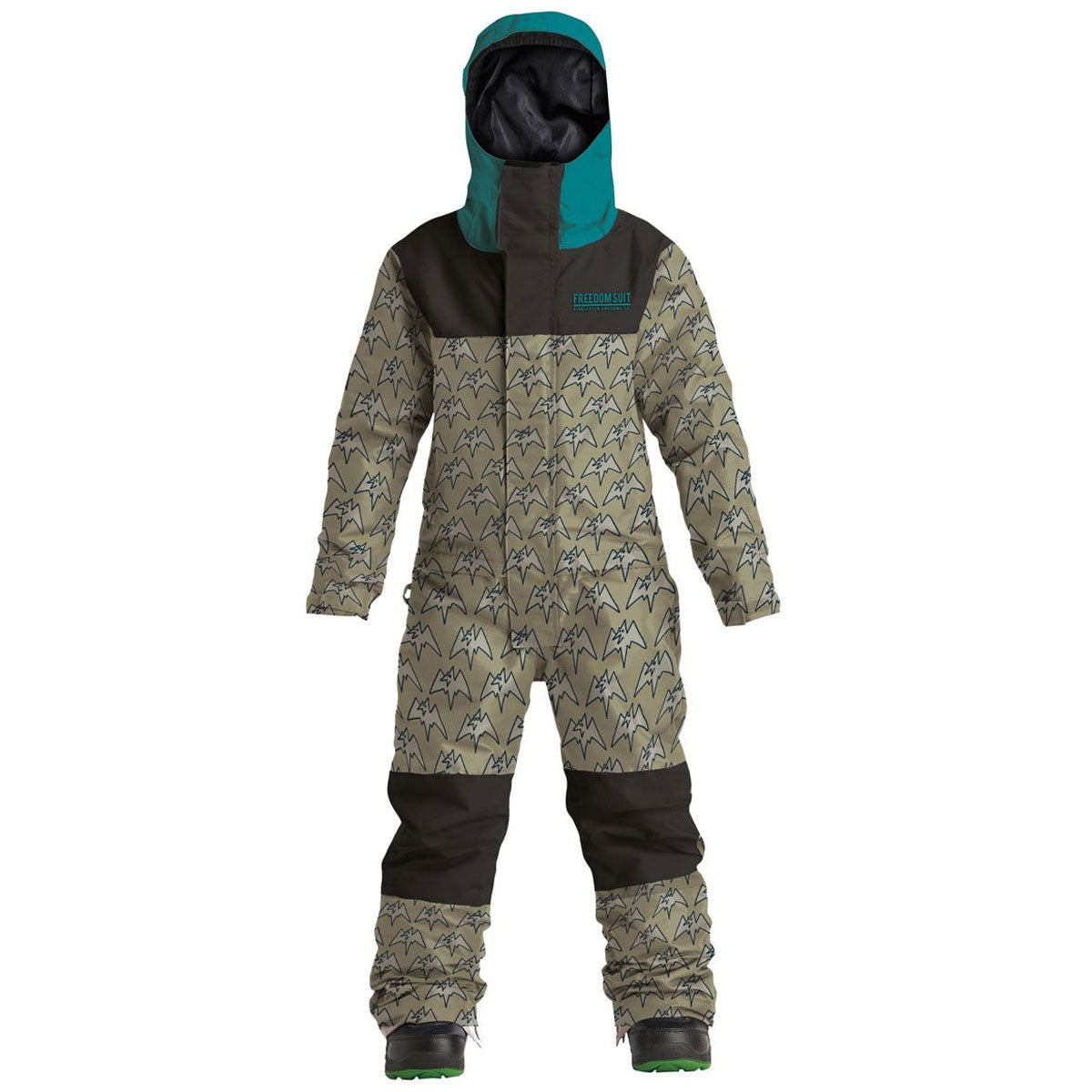 Airblaster Youth Freedom Snowboard Base Layer - Tan Terry image 1