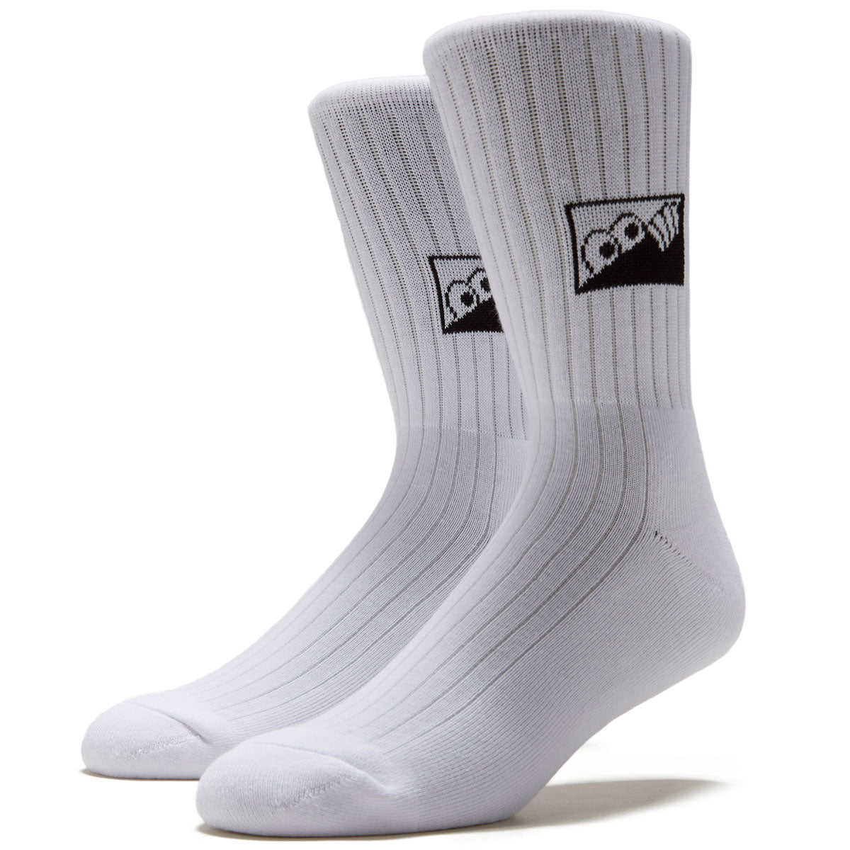 Last Resort AB Heel Tab Dress Socks - White image 1
