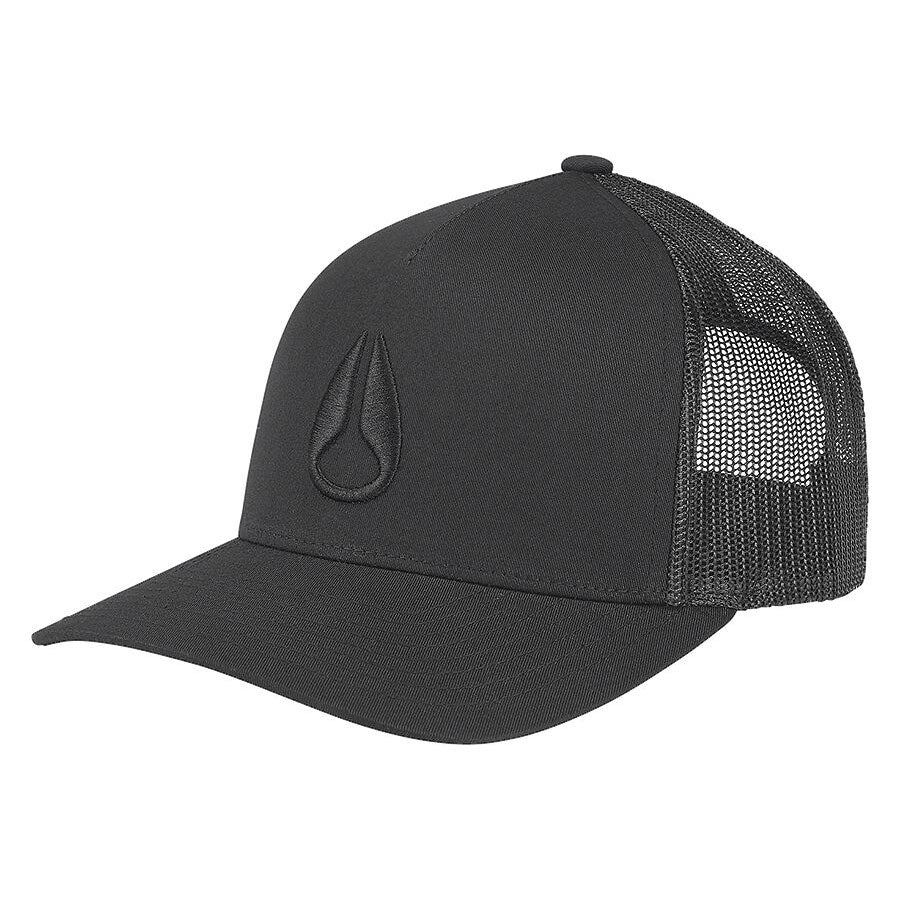 Nixon Iconed Trucker Hat - Black/Black image 1