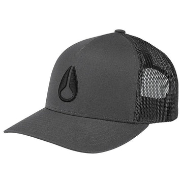 Nixon Iconed Trucker Hat - Charcoal/Black