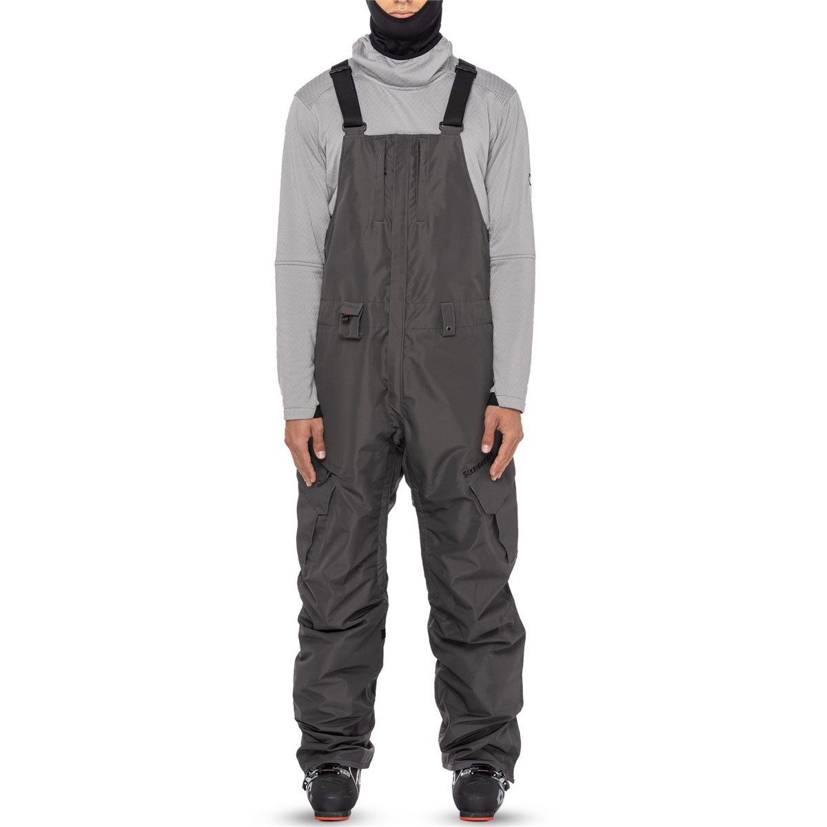 686 Smarty 3-In-1 Cargo Bib Snowboard Pants - Charcoal image 1