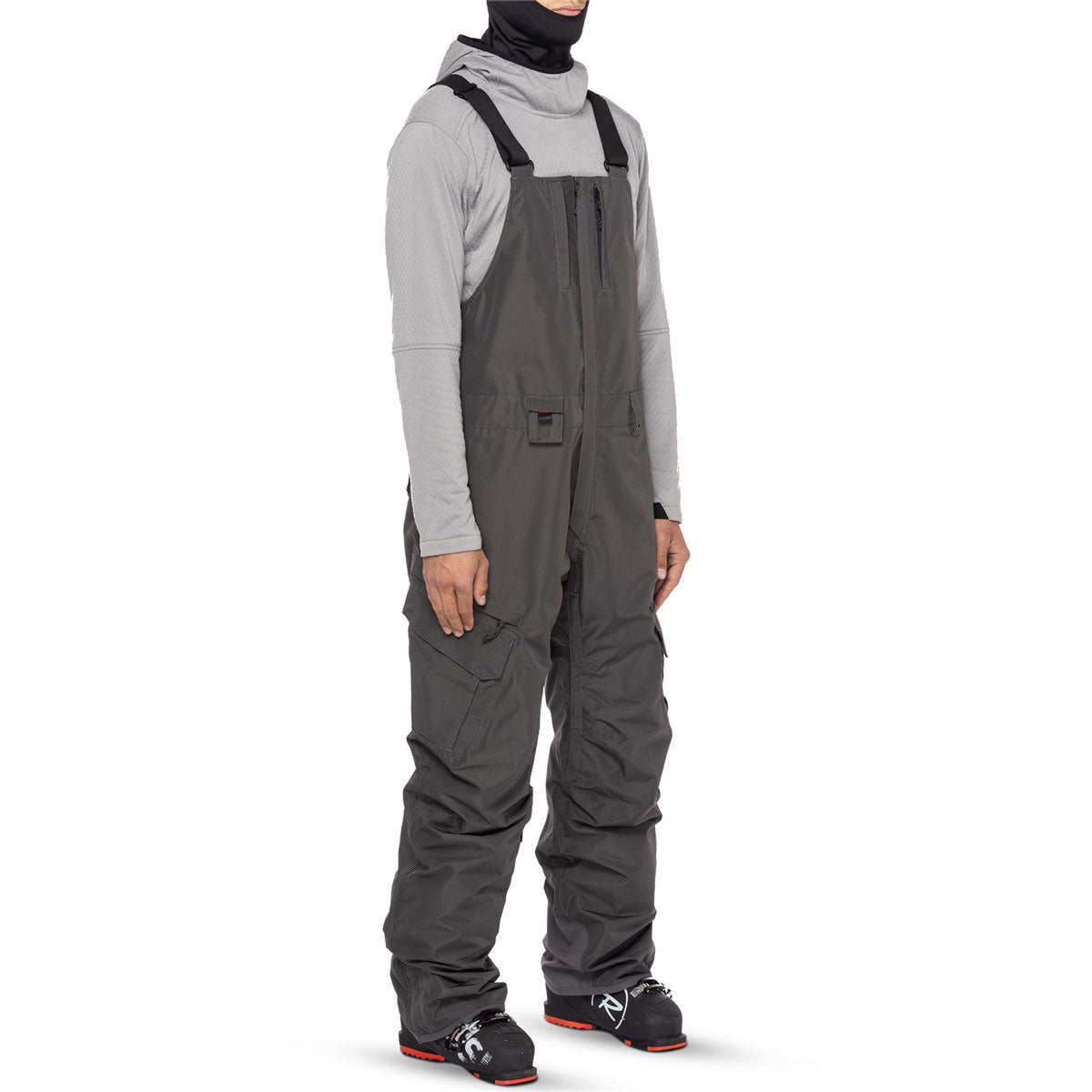 686 Smarty 3-In-1 Cargo Bib Snowboard Pants - Charcoal image 3