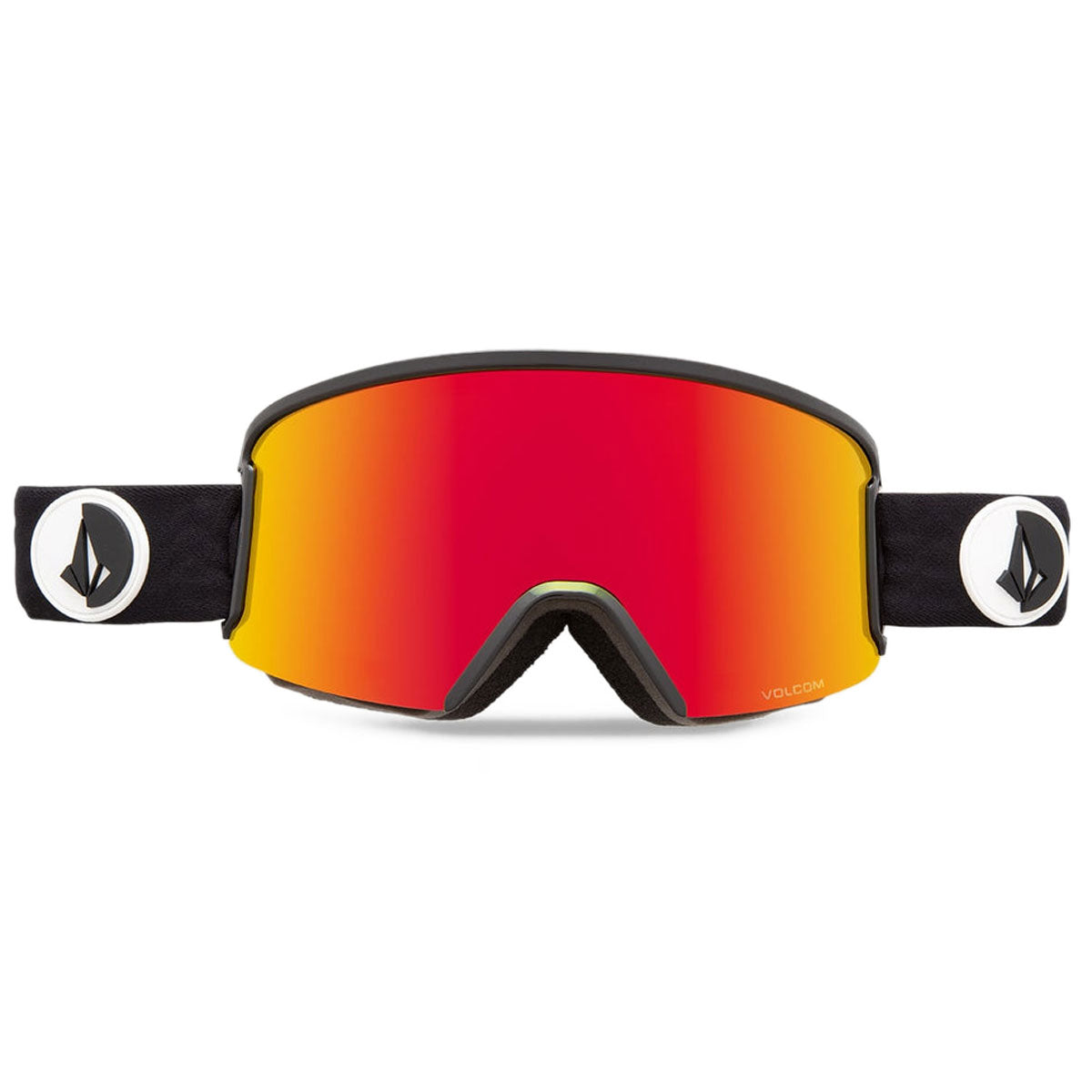Volcom Garden Snowboard Goggles - Gloss Black/Red Chrome image 1