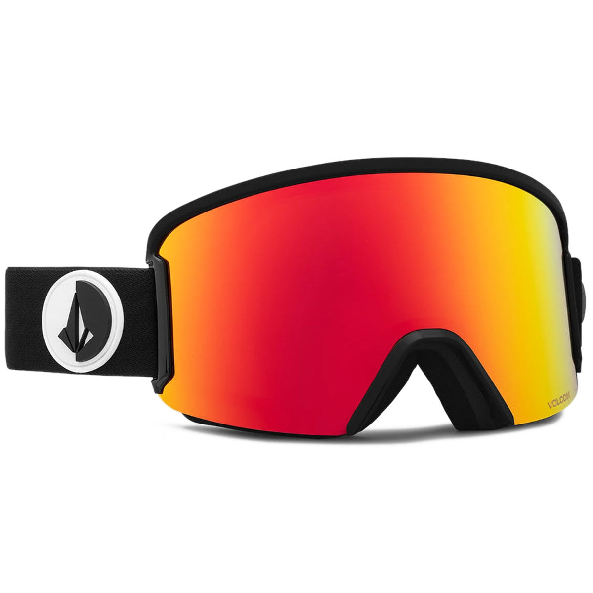 Volcom Garden Snowboard Goggles - Gloss Black/Red Chrome image 3
