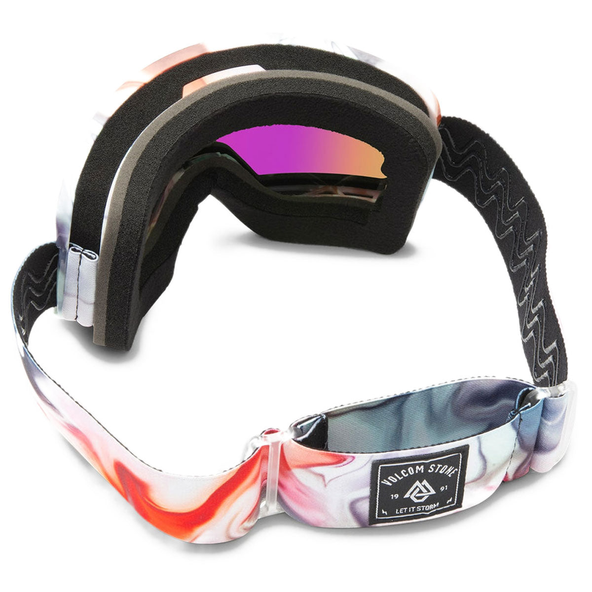 Volcom Garden Snowboard Goggles - Nebula/Pink Chrome image 4