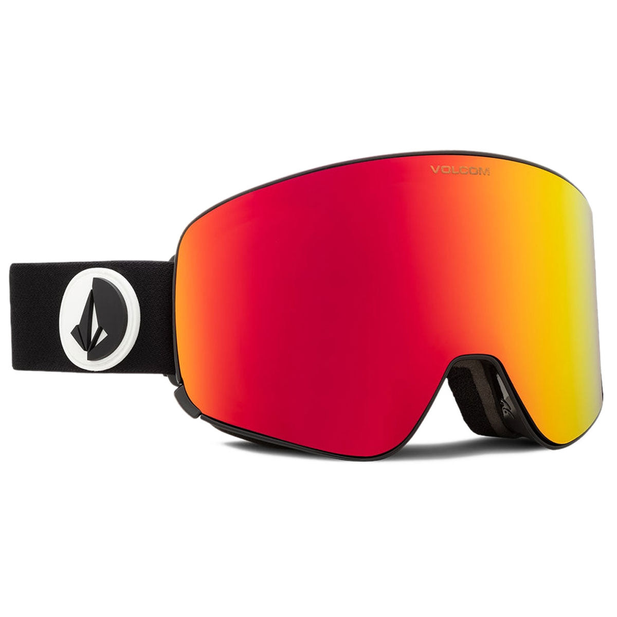 Volcom Odyssey Snowboard Goggles - Gloss Black/Red Chrome image 3