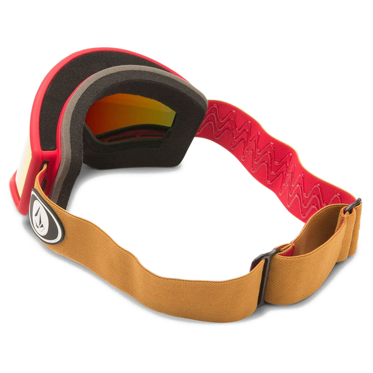 Volcom Yae Snowboard Goggles - Red/Charamel/Red Chrome image 4