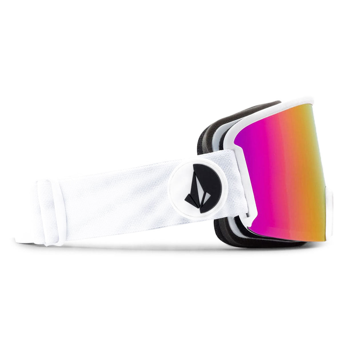 Volcom Garden Snowboard Goggles - Matte White/Pink Chrome image 2