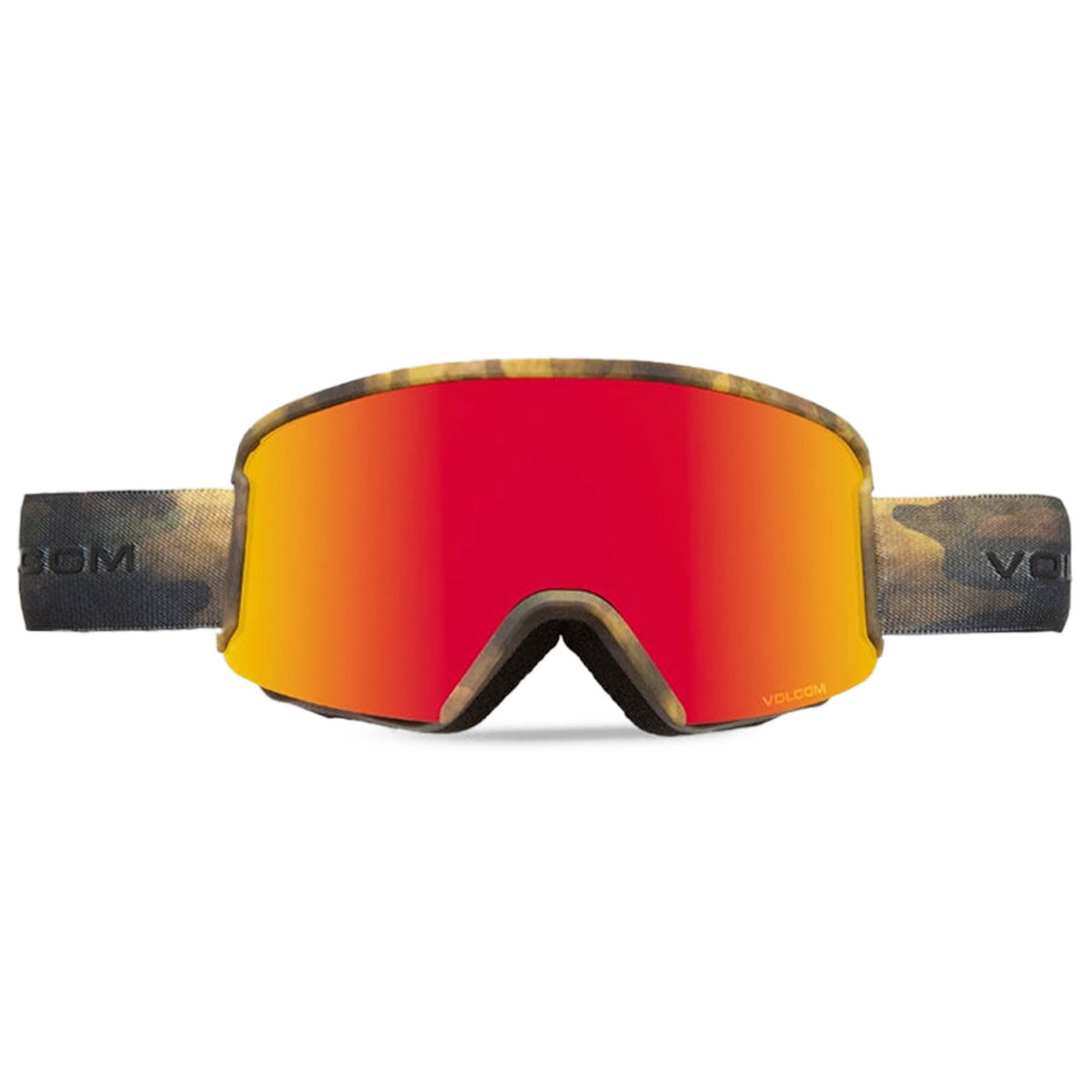 Volcom Garden Snowboard Goggles - Camo/Red Chrome image 1