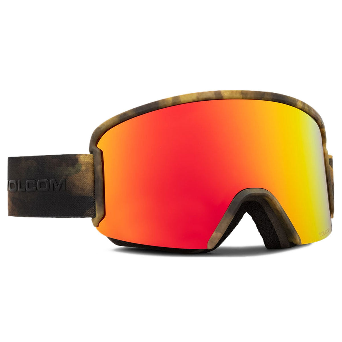 Volcom Garden Snowboard Goggles - Camo/Red Chrome image 3