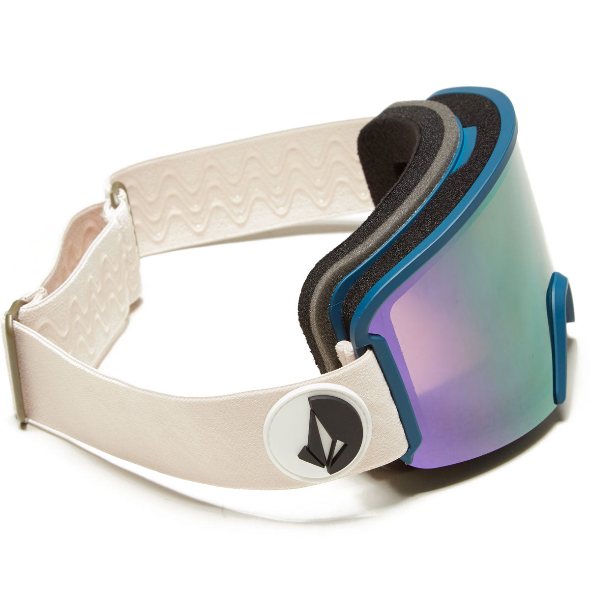 Volcom Garden Snowboard Goggles - Party Pink/Slate Blue/Purple Chrome image 3
