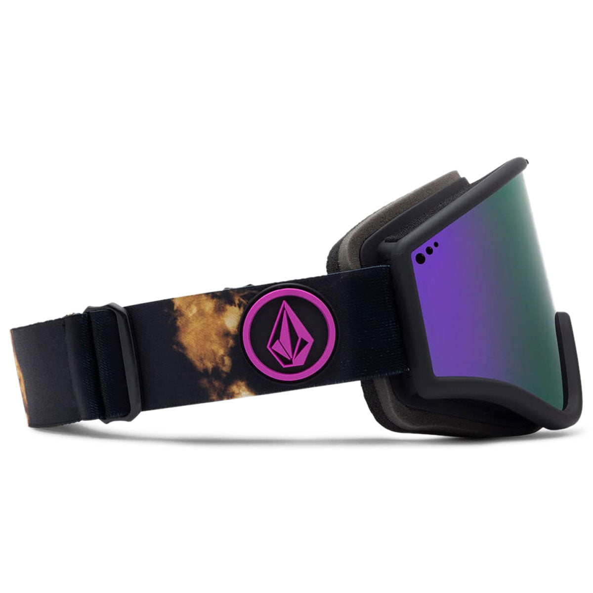 Volcom Yae Snowboard Goggles - Bleach/Purple Chrome image 2