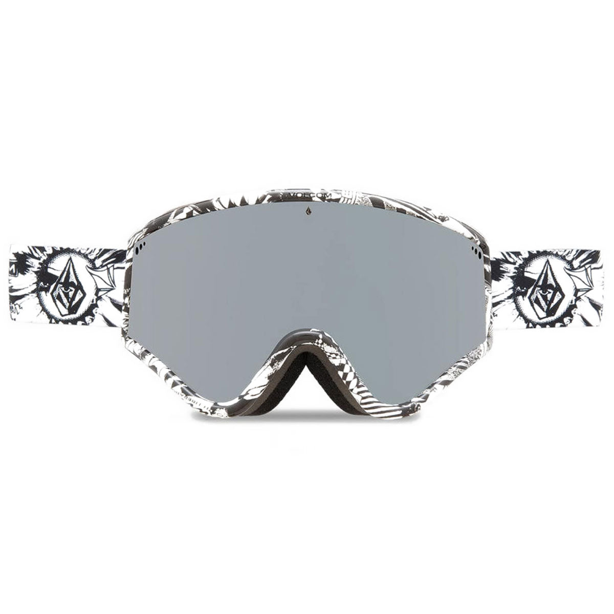 Volcom Yae Snowboard Goggles - OP Art/Silver Chrome image 1