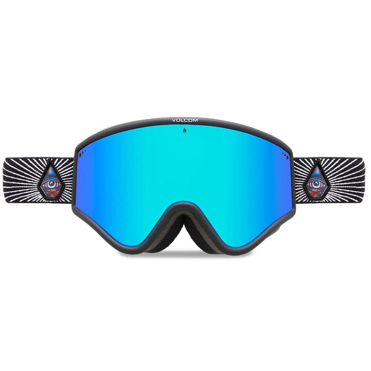 Volcom Yae Jamie Lynn Snowboard Goggles - Blue Chrome image 1