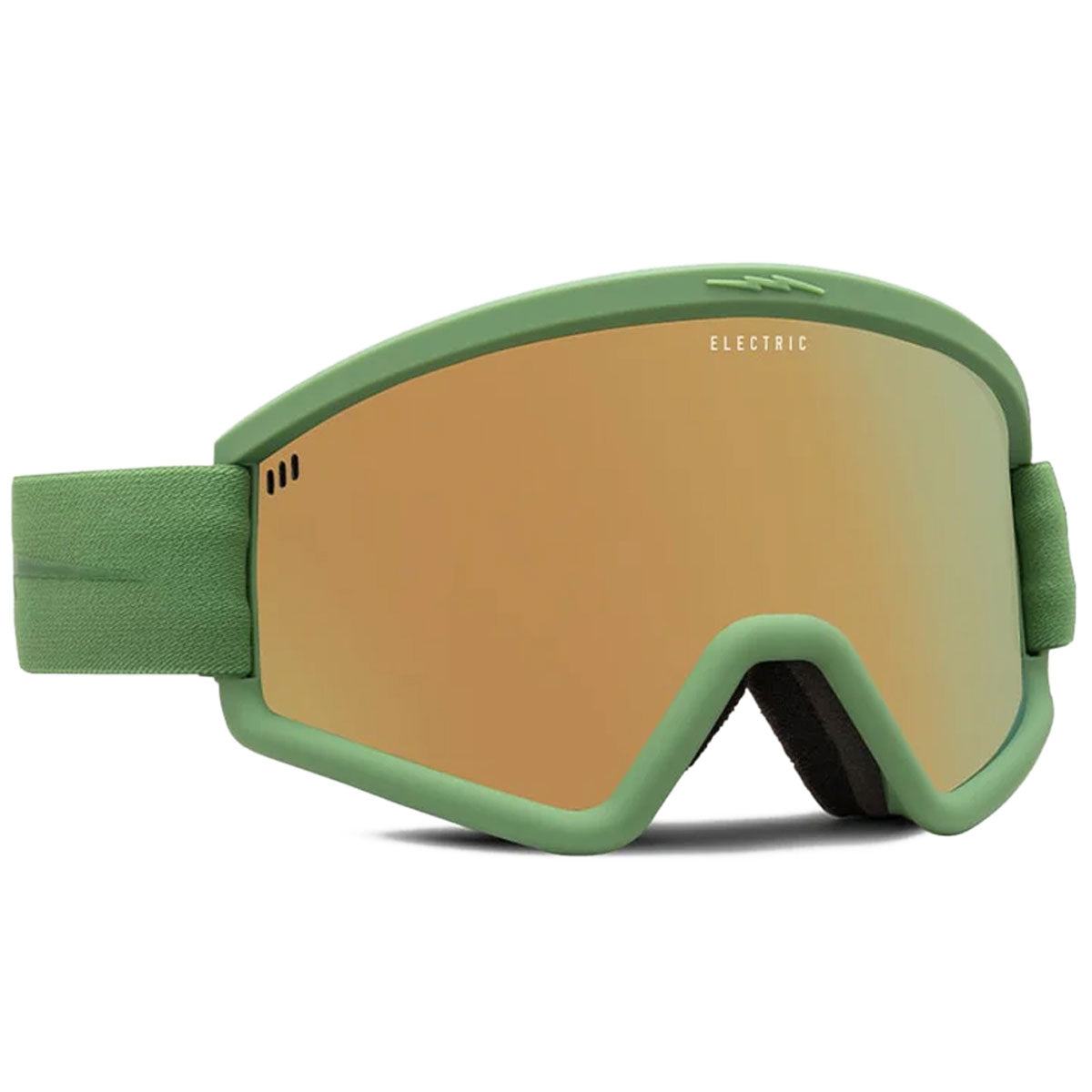 Electric Hex Snowboard Goggles - Matte Moss/Gold Chrome image 1
