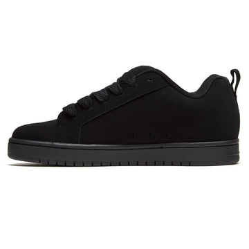 DC Court Graffik Shoes - Black/Black/Black