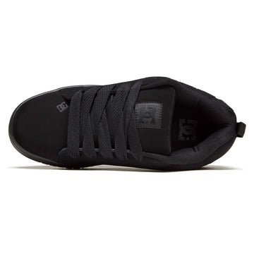 DC Court Graffik Shoes - Black/Black/Black
