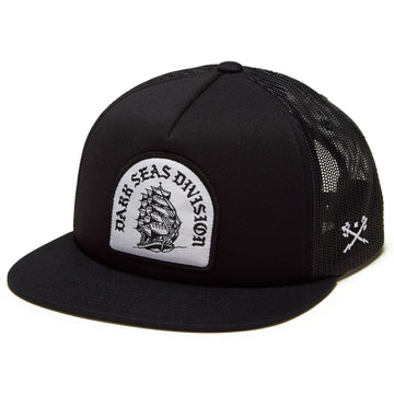 Dark Seas Clipper Hat - Black