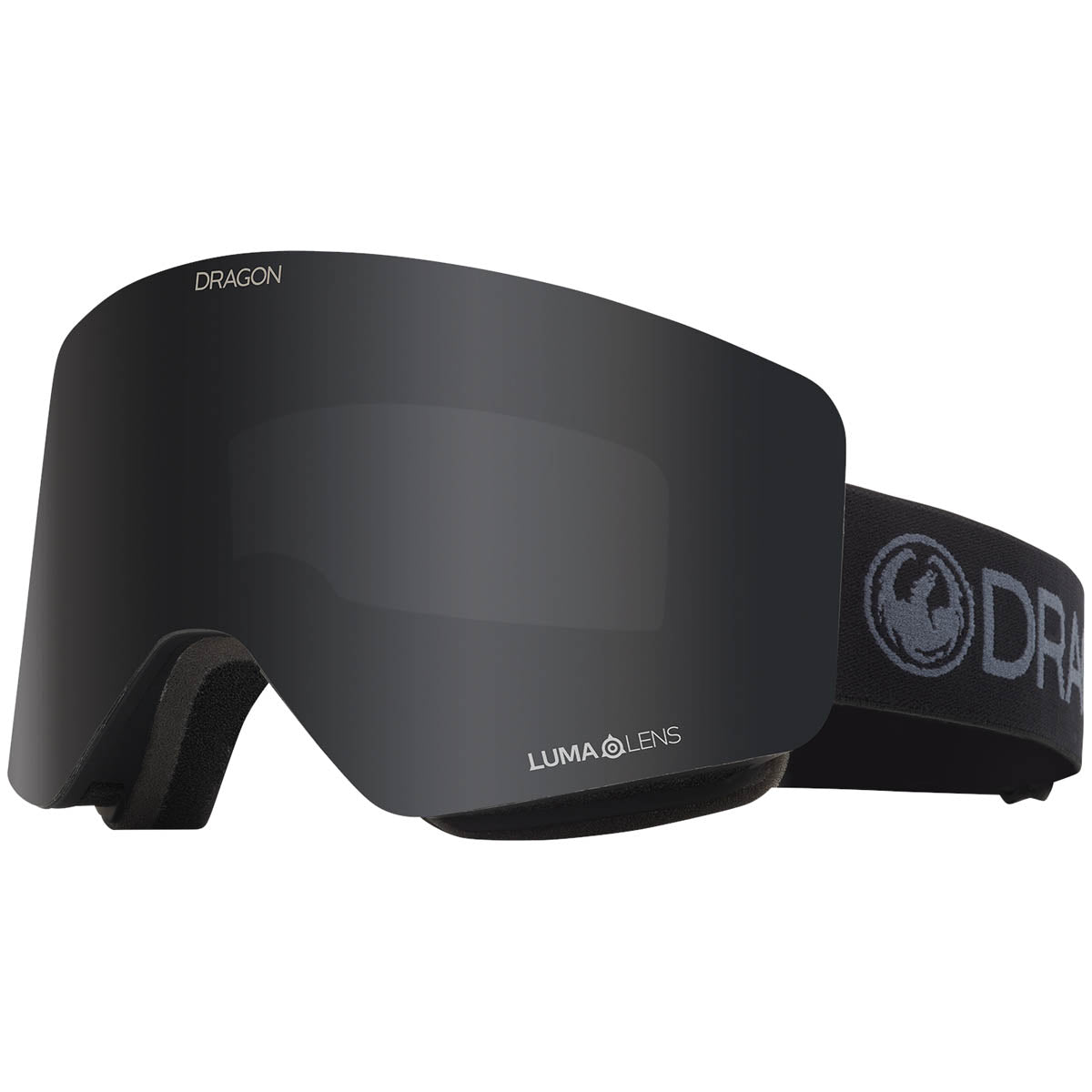 Dragon R1 Otg Snowboard Goggles - Blackout/Lumalens Dark Smoke image 1