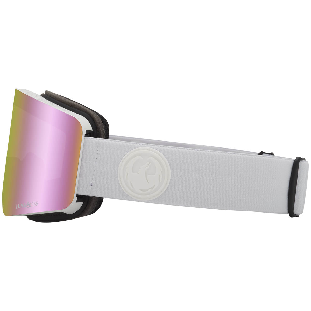 Dragon R1 Otg Snowboard Goggles - Whiteout/Lumalens Pink Ion image 2