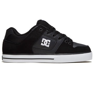 DC Pure Shoes - Black/Black/White