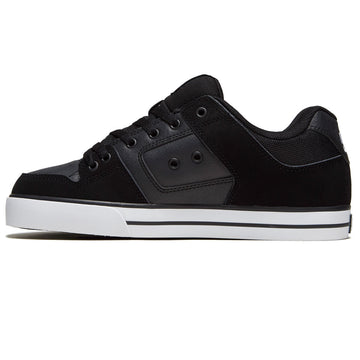 DC Pure Shoes - Black/Black/White