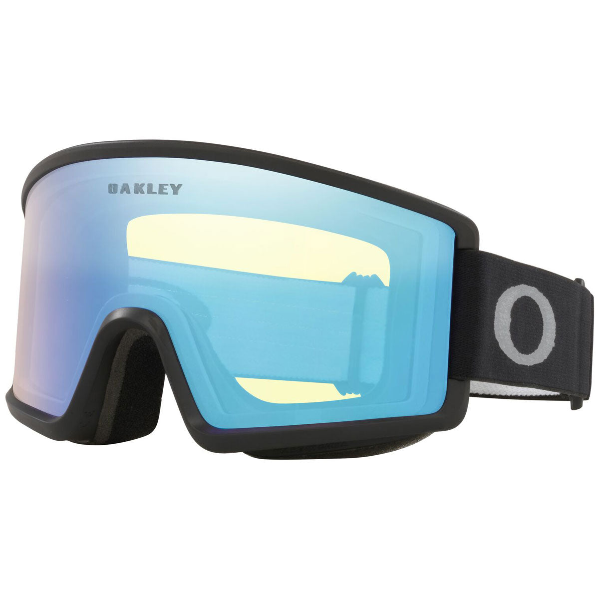 Oakley Target Line L Snowboard Goggles - Black/White/Yellow/Dark Grey image 1