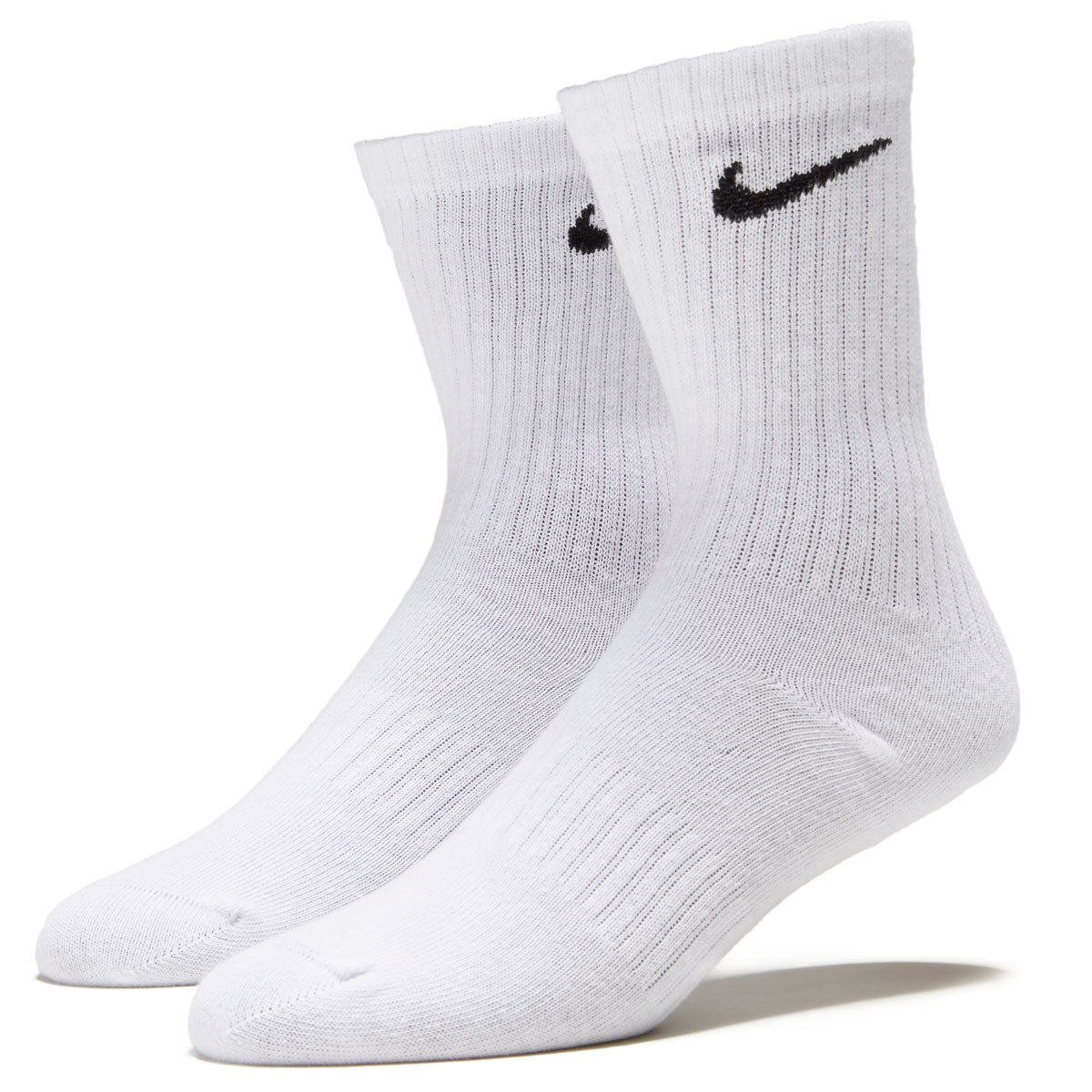 Nike Everyday Lightweight Training Crew Socks - White/Black image 1