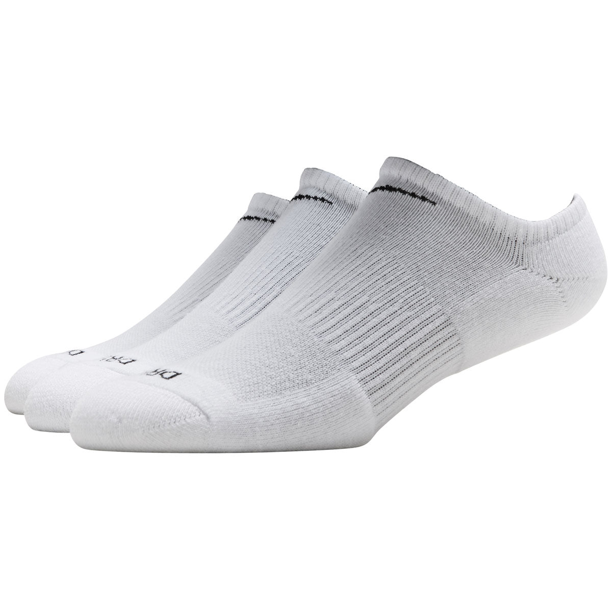 Nike Everyday Plus Cushion 3 Pack of Socks - White/Black image 1