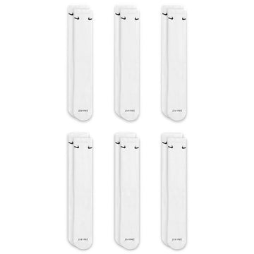 Nike Everyday Plus Cushioned 6 Pack of Socks - White/Black