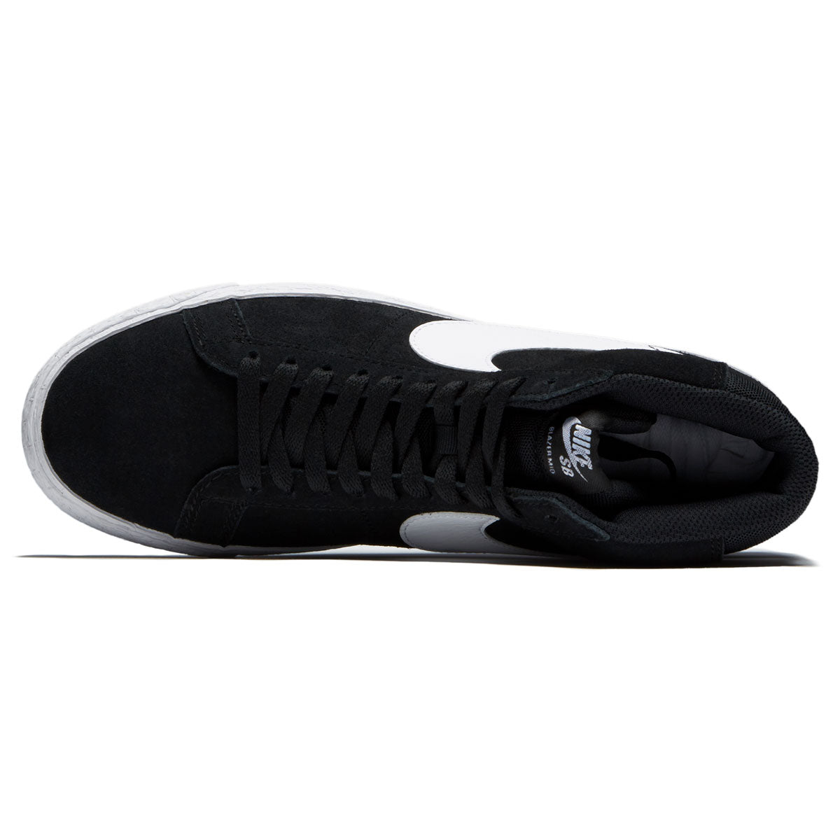 Nike SB Zoom Blazer Mid Shoes - Black/White/White image 2