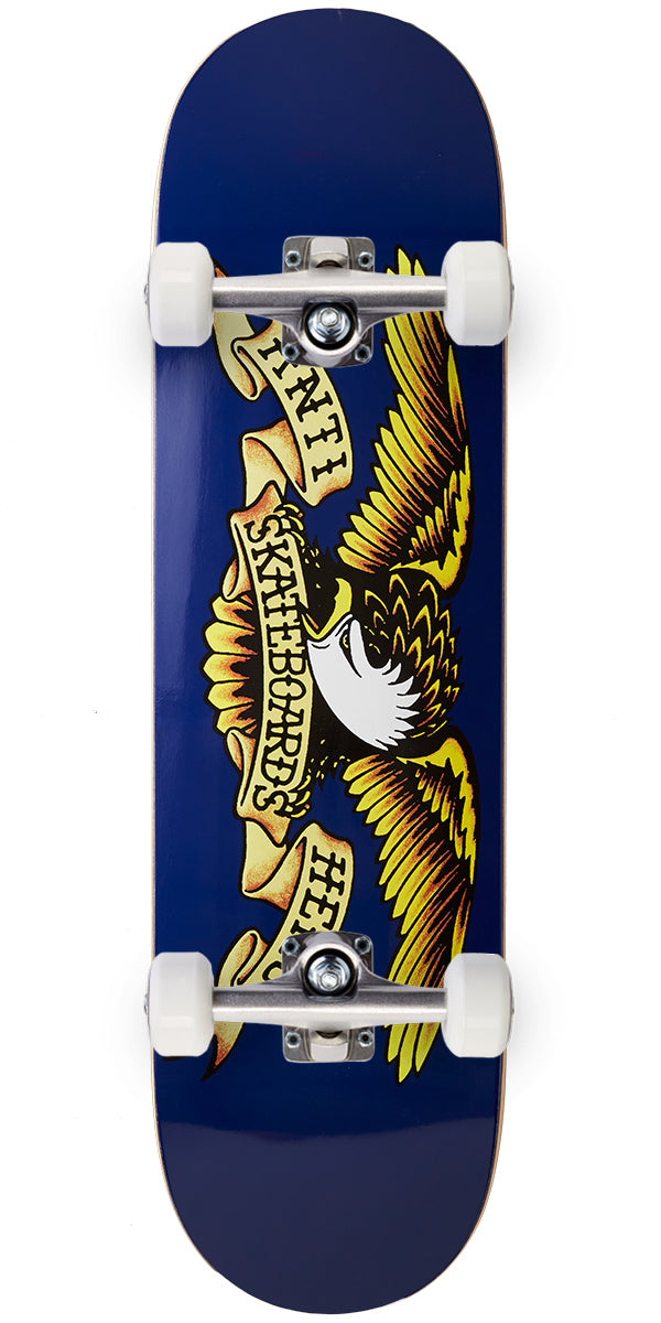 Anti-Hero Classic Eagle Skateboard Complete - Navy - 8.50