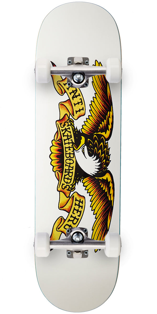 Anti-Hero Classic Eagle Skateboard Complete - White - 8.75