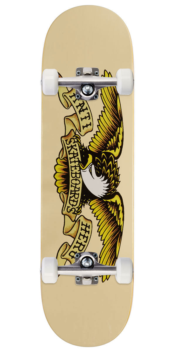 Anti-Hero Classic Eagle Skateboard Complete - Cream - 8.62