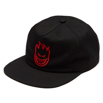 Spitfire Bighead Snapback Hat - Black/Red