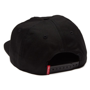 Spitfire Bighead Snapback Hat - Black/Red