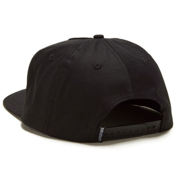 Spitfire Bighead Adjustable Snapback Hat - Black/Black