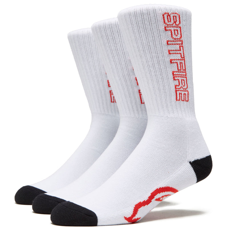 Spitfire Classic 87' 3-pack Socks - White/Black/Red