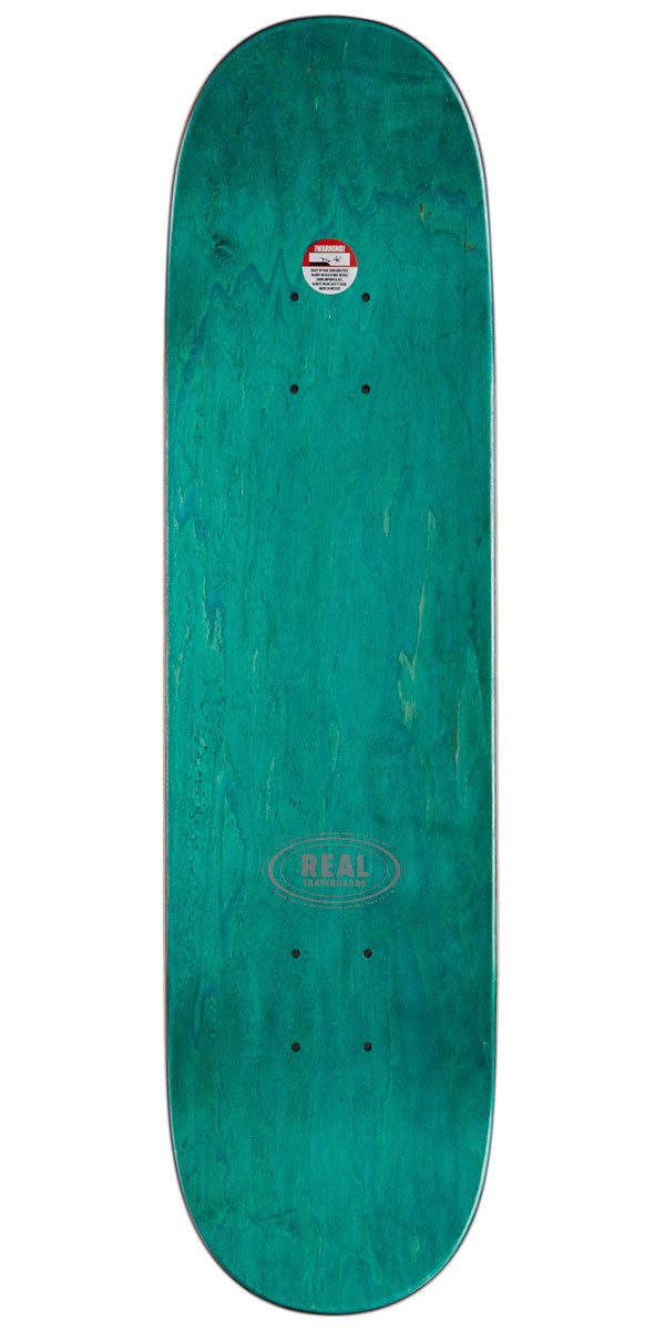 Real Team Classic Oval Skateboard Deck - Orange - 7.50