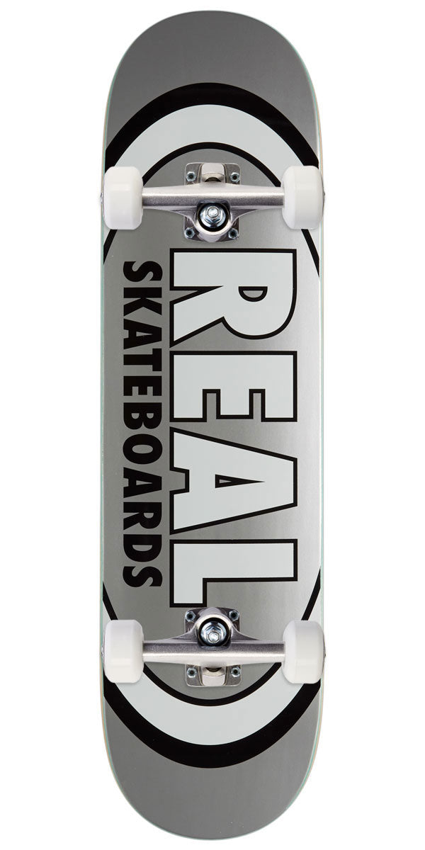 Real Team Classic Oval Skateboard Complete - Orange - 7.50