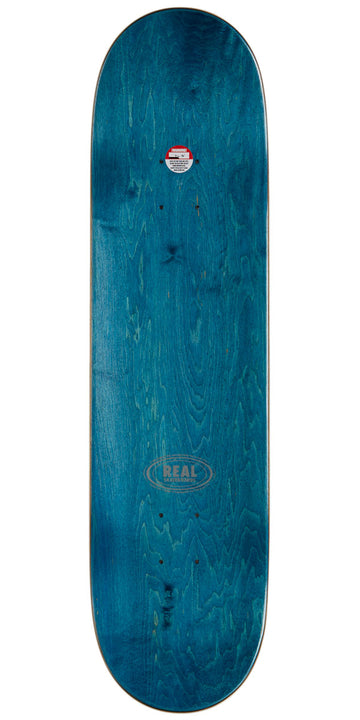 Real Team Classic Oval Skateboard Deck - Red - 8.12