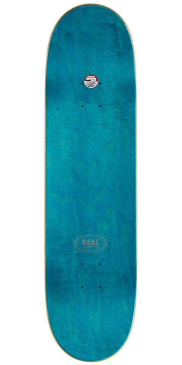 Real Team Classic Oval Skateboard Deck - White - 8.38