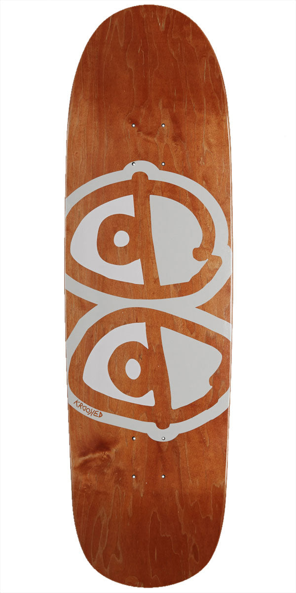 Krooked Team Eyes Shaped Lg Skateboard Deck - 9.30"