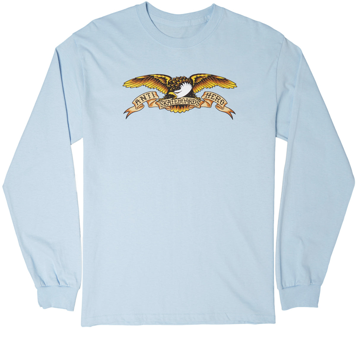 Anti-Hero Eagle Long Sleeve T-Shirt - Light Blue image 1