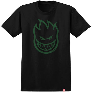 Spitfire Bighead T-Shirt - Black/Green