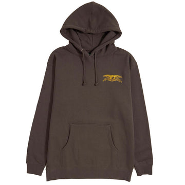 Anti-Hero Lil Eagle Emb Hoodie - Charcoal/Yellow