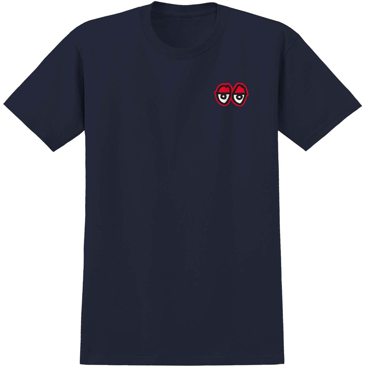 Krooked Strait Eyes T-Shirt - Navy/Red image 2