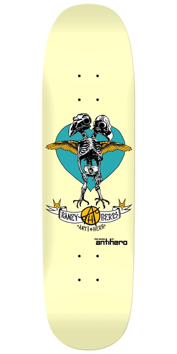 Anti-Hero Big Bord 2 Raney Shape Skateboard Deck - Cream - 8.63